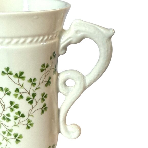 Cre Irish Porcelain Shamrock Coffee Mug Galway Ireland - Picture 3 of 7